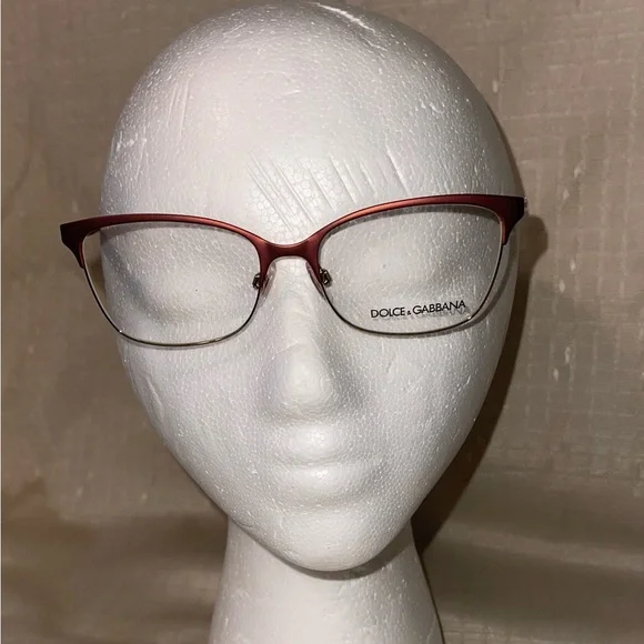 Dolce & Gabbana DG 1268 1255 54 16 140 by Pale Red Gold Eyeglasses - Picture 4 of 4